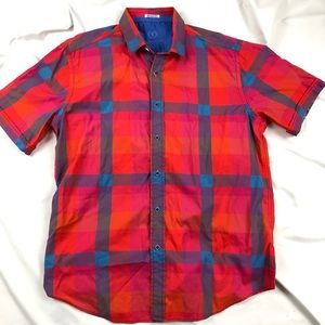 Bugatchi Plaid S/S Shirt